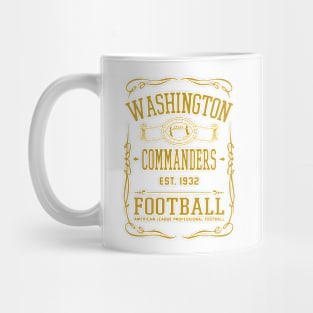 Vintage Commanders American Football Mug